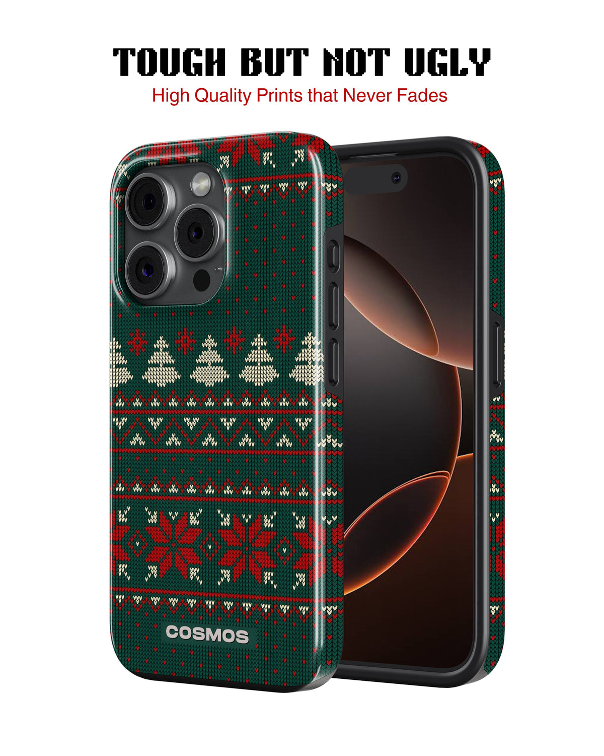 iPhone 16 Pro Tank Case | Textures (Evergreen Knit)