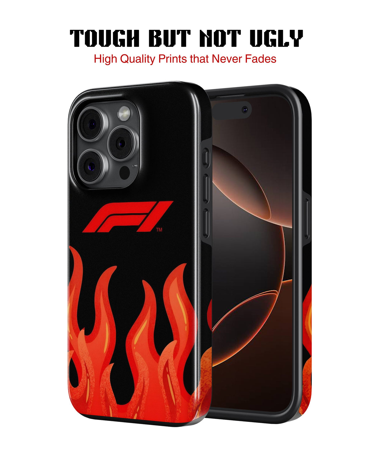 iPhone 14 Pro Tank Case | Formula 1 (F1 Flames)