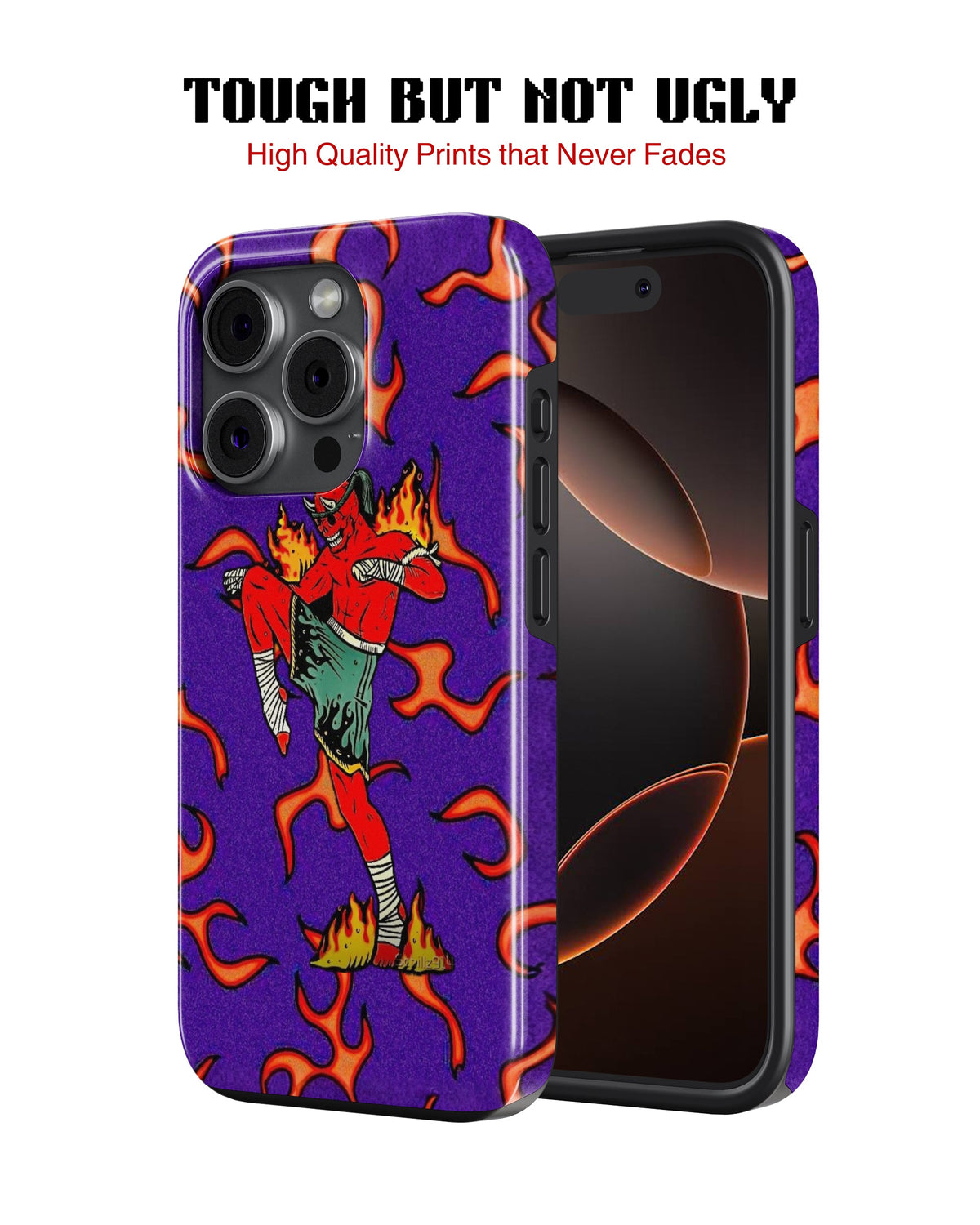 iPhone 13 Pro Tank Case | Modernism (Fire Runner)