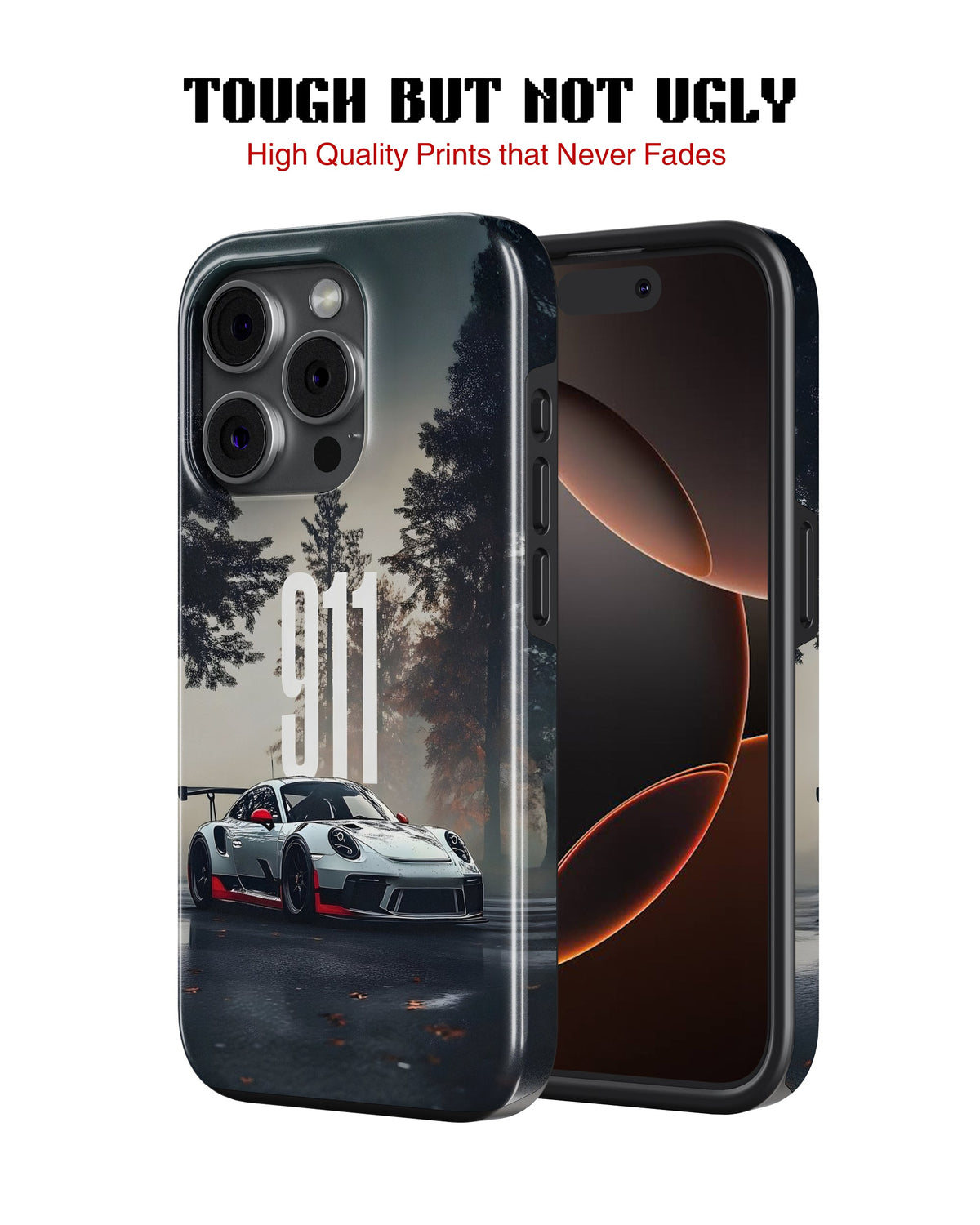 iPhone 14 Pro Max Tank Case | Sports Car (Forest Run)