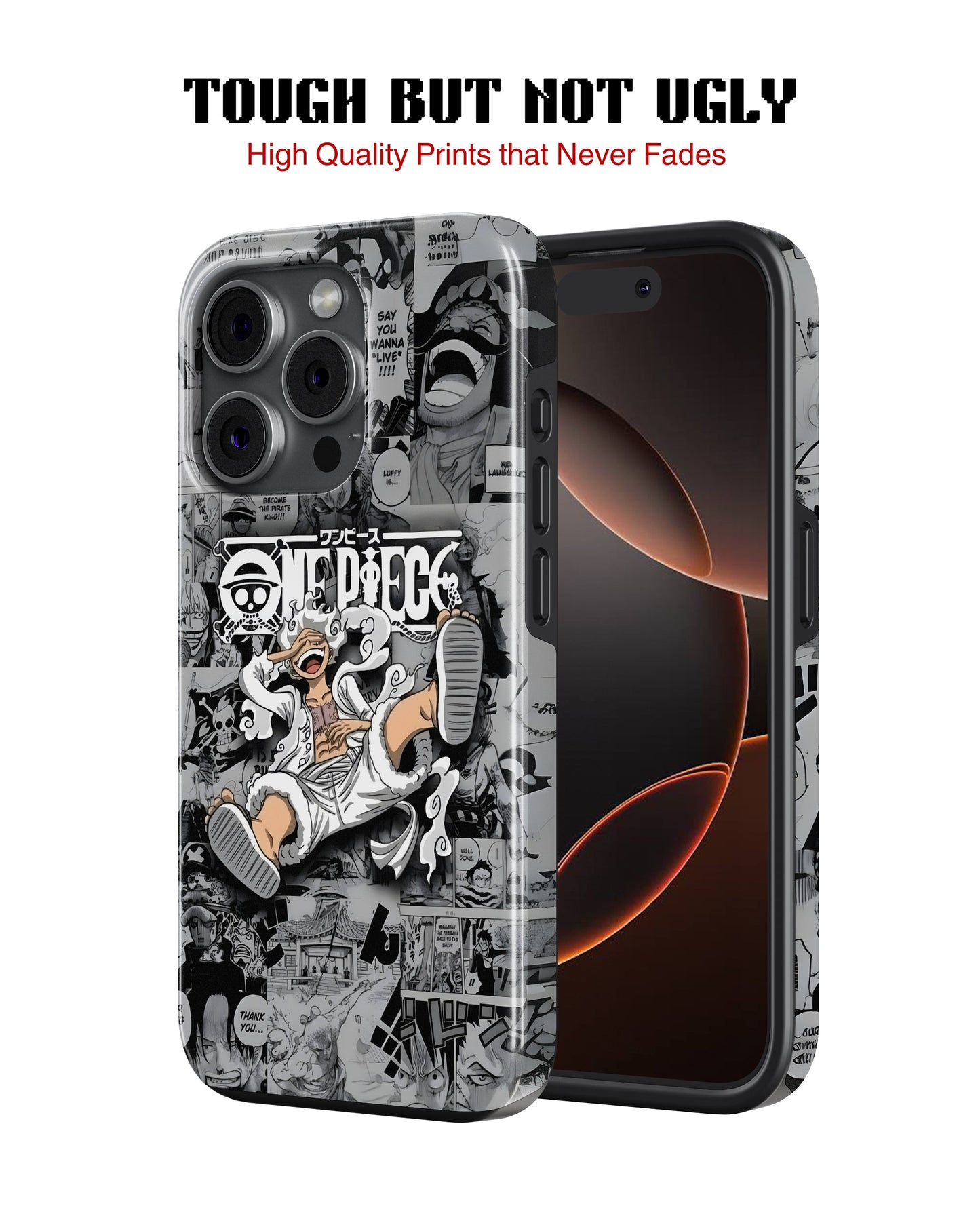 iPhone 14 Pro Tank Case | Anime (Gear 5 Luffy)