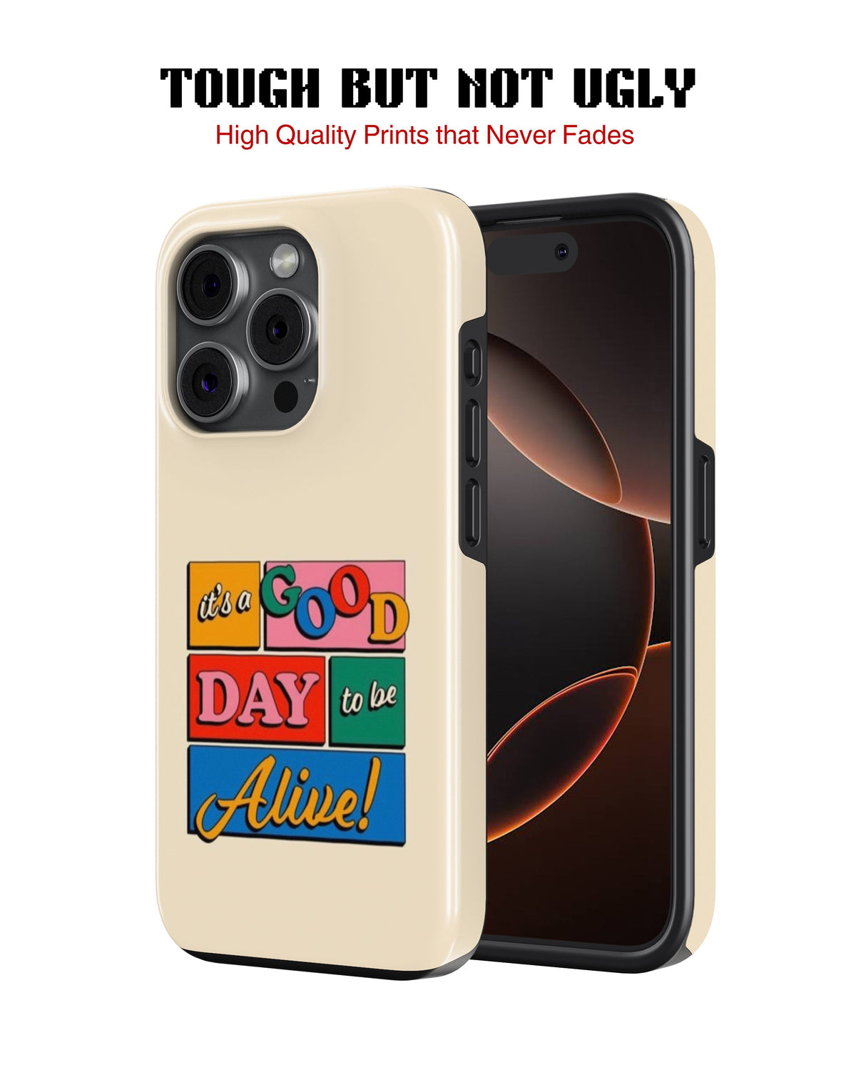 iPhone 12 Pro Max Tank Case | Modernism (Good Vibes)