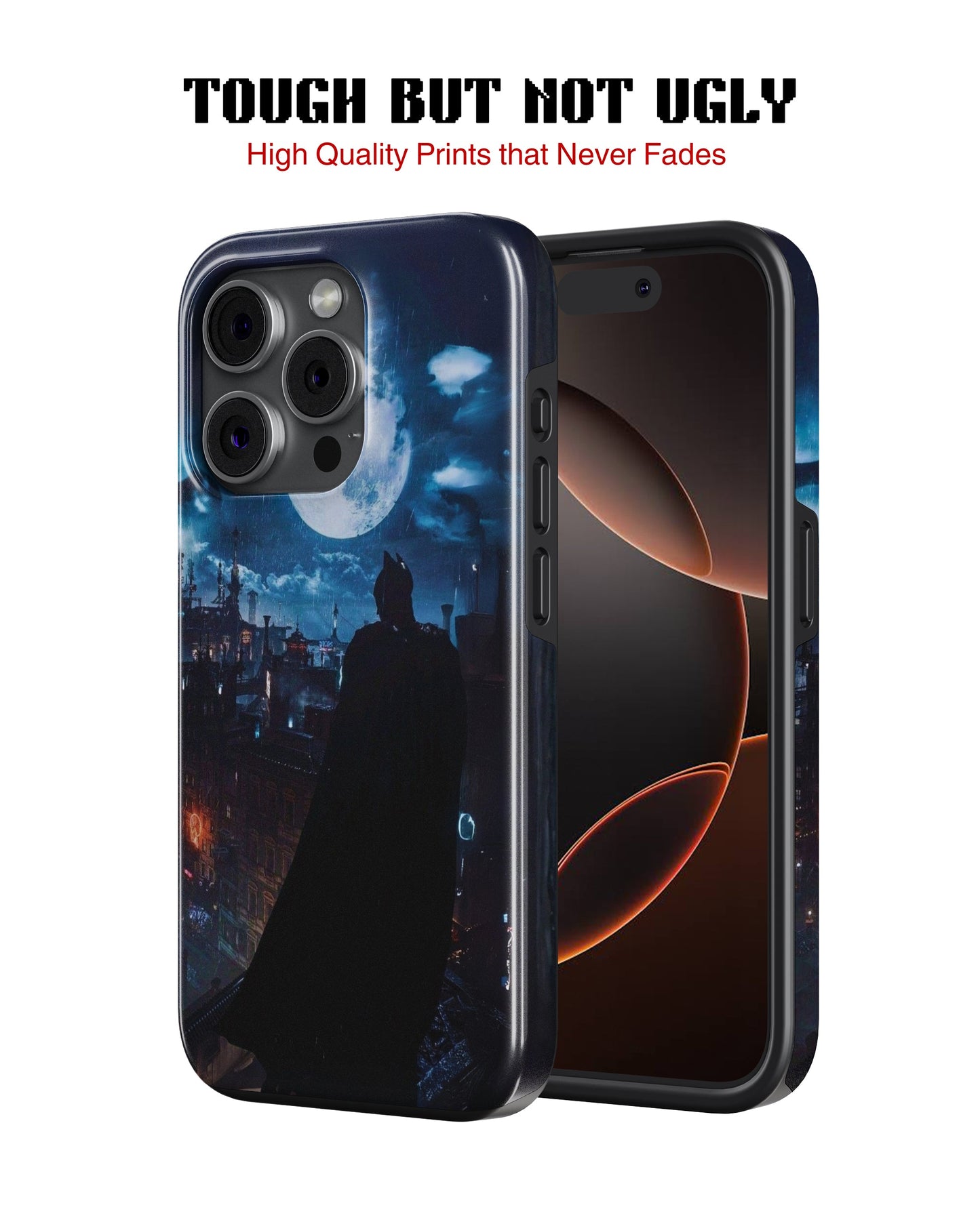 iPhone 13 Pro Tank Case | Superhero (Gotham Moon)