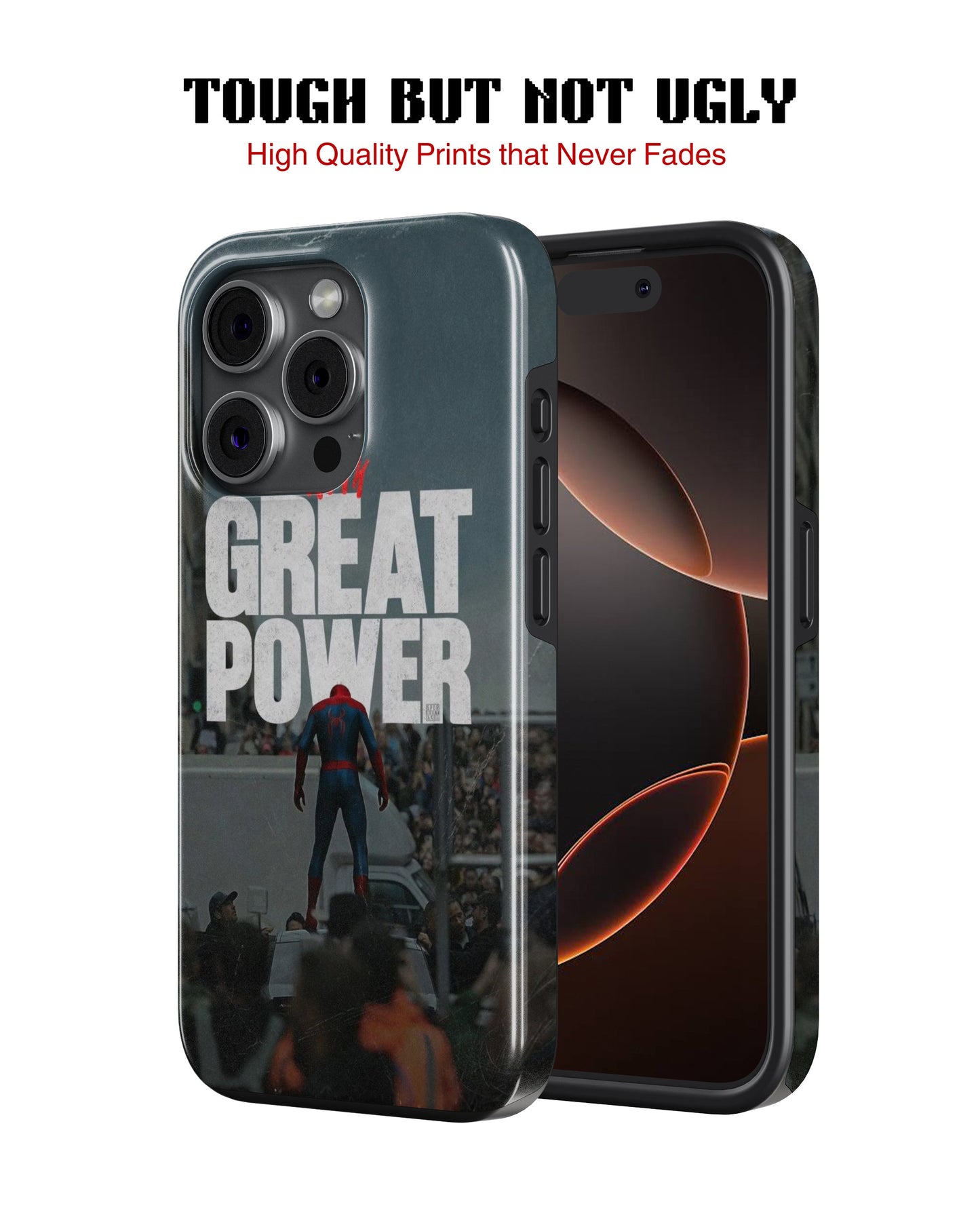iPhone 12 Pro Tank Case | Superhero (Great Power)