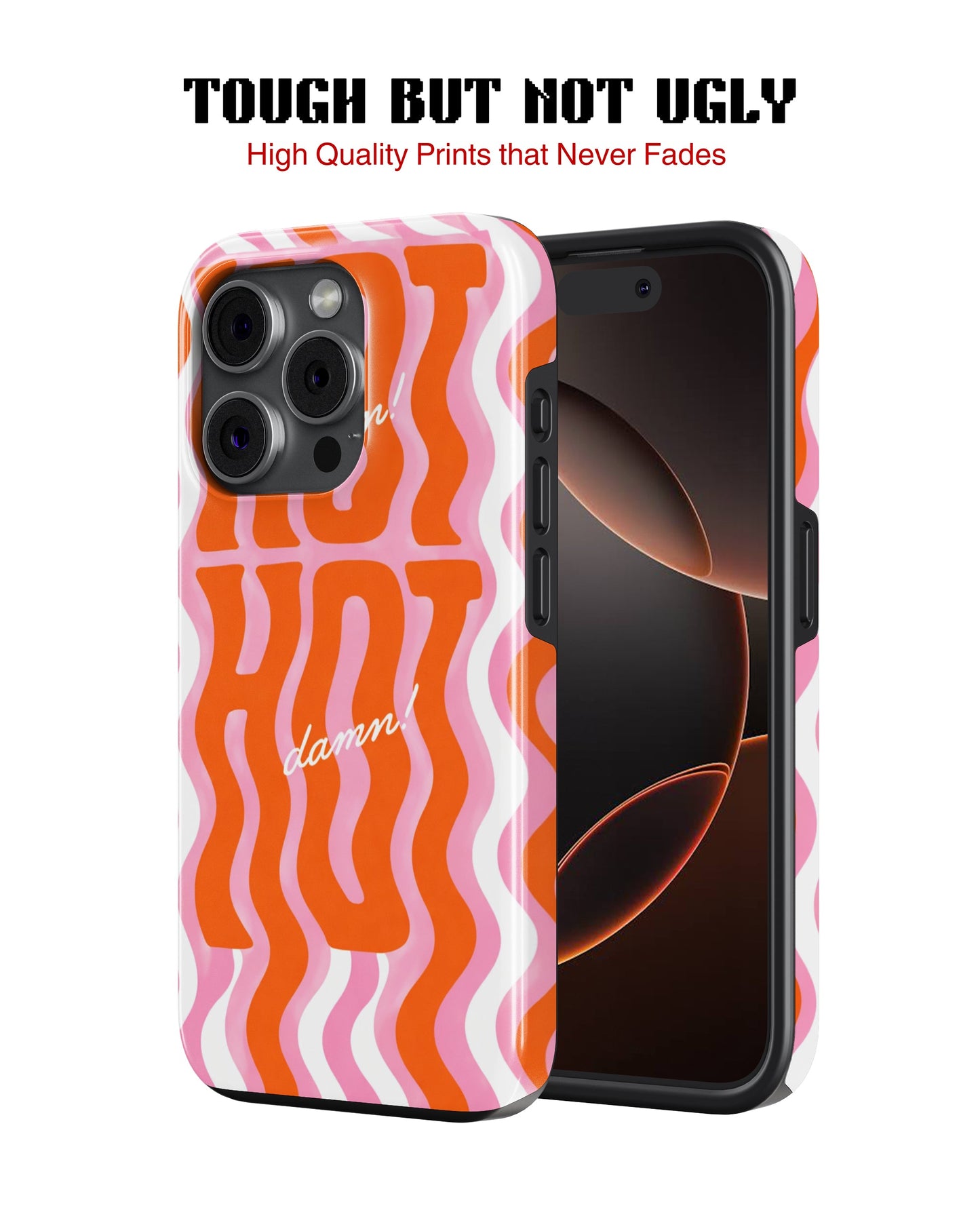 iPhone 16 Pro Max Tank Case | Girls Aesthetics (Hot Wave)