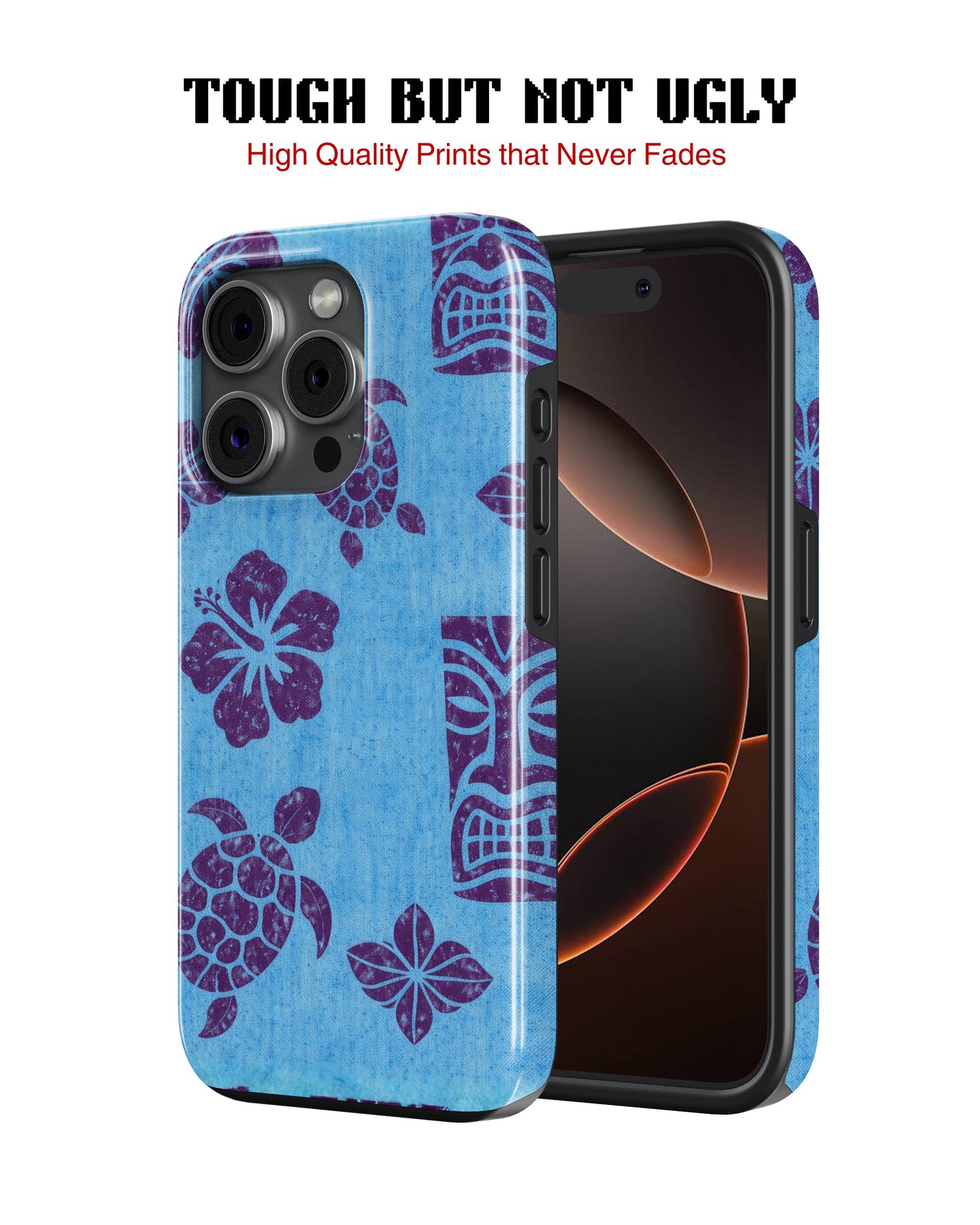 iPhone 14 Pro Tank Case | Girls Aesthetics (Island Tiki)