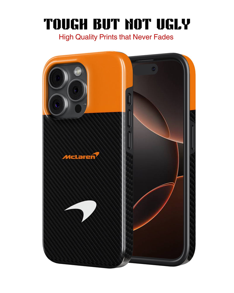 iPhone 16 Pro Tank Case | Formula 1 (McLaren Carbon)