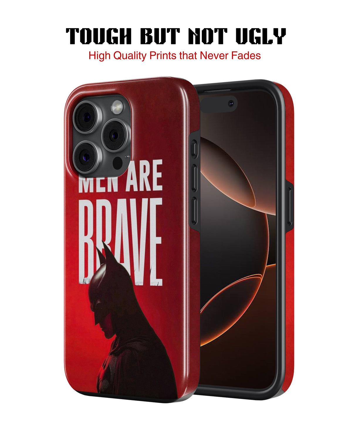 iPhone 12 Pro Tank Case | Superhero (Men are Brave)