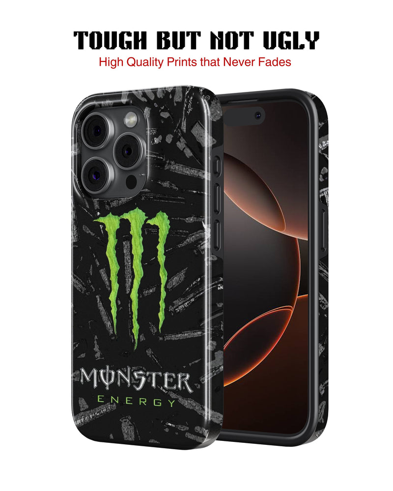 iPhone 14 Pro Tank Case | Modernism (Neon Beast)