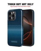 iPhone 17 Pro Tank Case | Textures (Ocean Stitch)