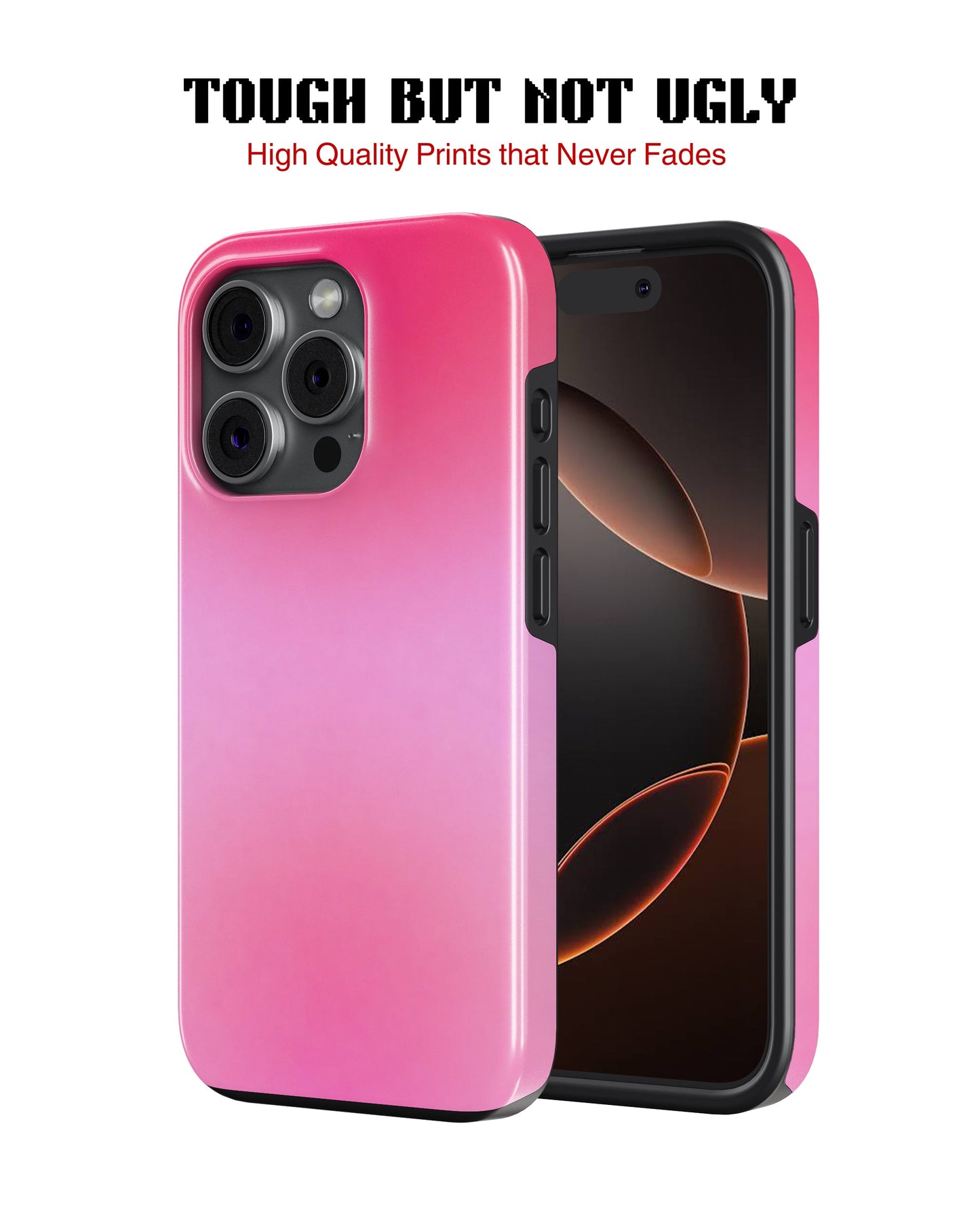 iPhone 14 Pro Max Tank Case | Girls Aesthetics (Pink Mist)