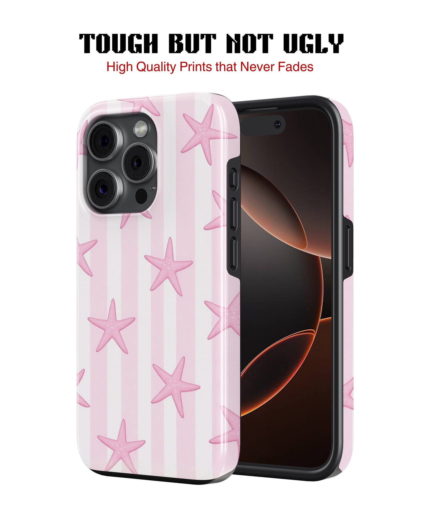 iPhone 15 Pro Tank Case | Girls Aesthetics (Pink Starlet)