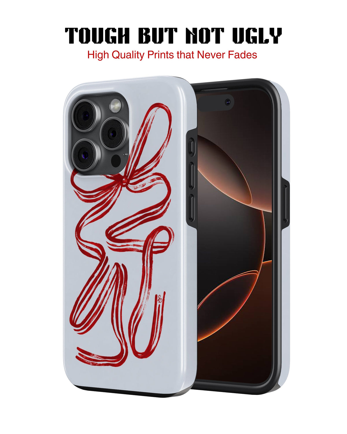 iPhone 14 Pro Max Tank Case | Girls Aesthetics (Ribbon Muse)
