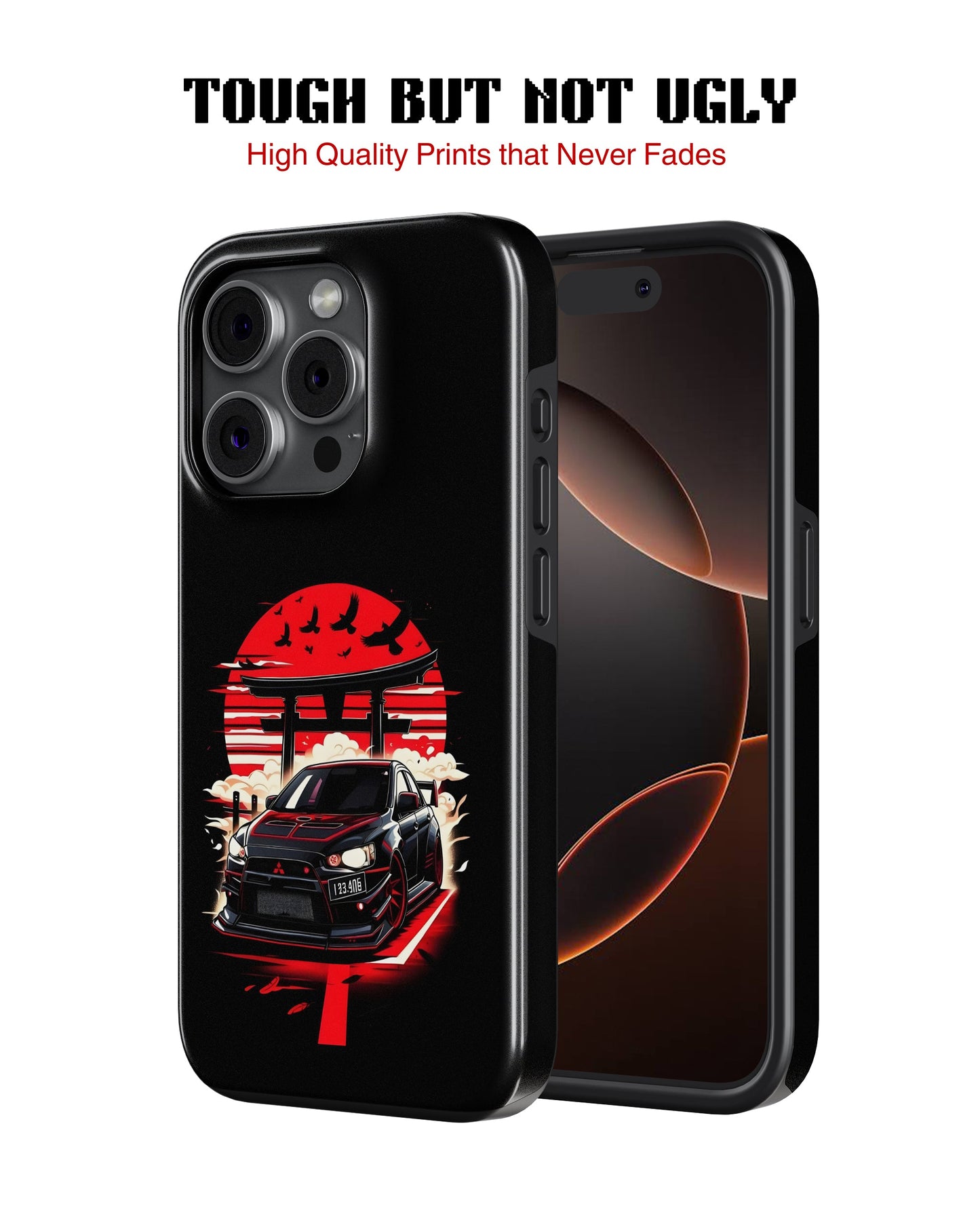 iPhone 17 Pro Max Tank Case | Sports Car (Rising Sun)