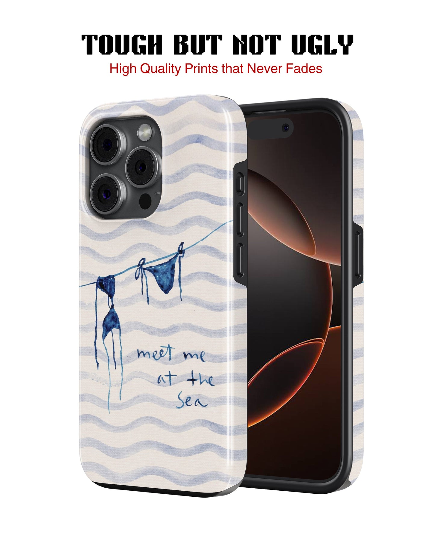 iPhone 17 Pro Max Tank Case | Girls Aesthetics (Sea Breeze)