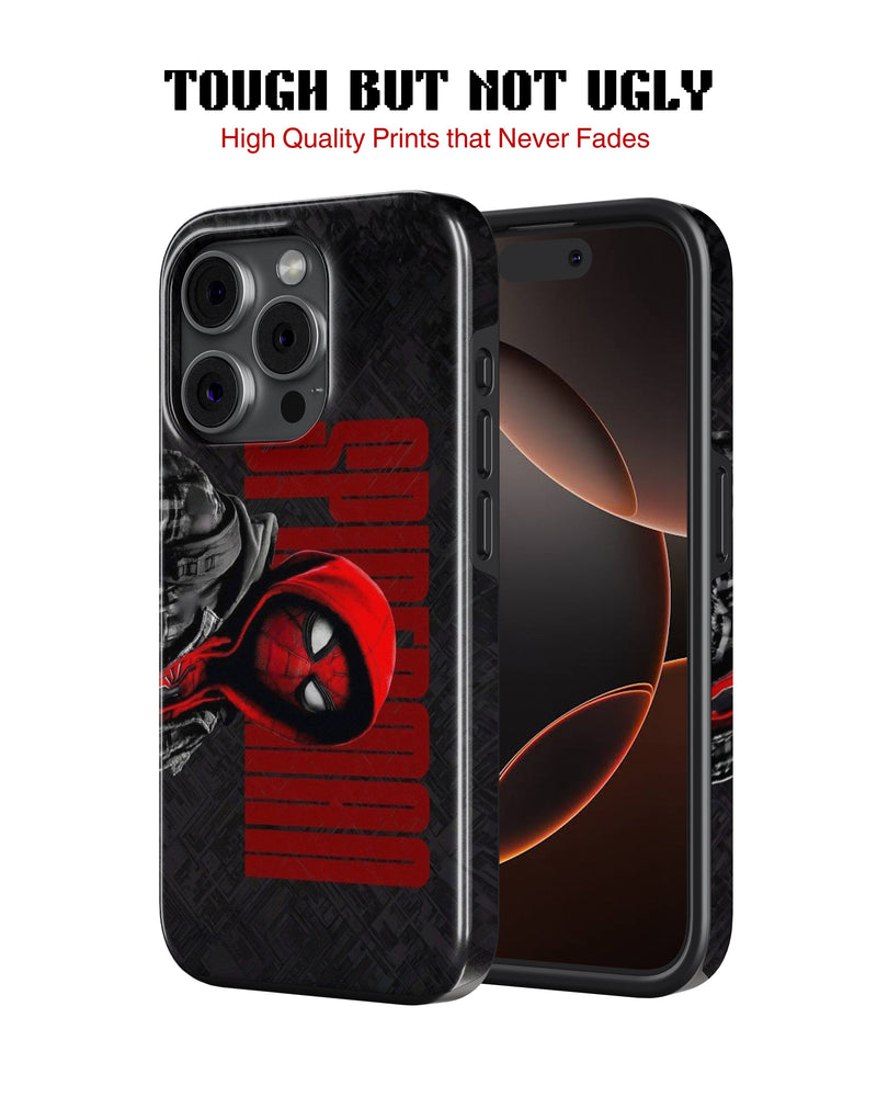 iPhone 14 Pro Max Tank Case | Superhero (Shadow Mask)