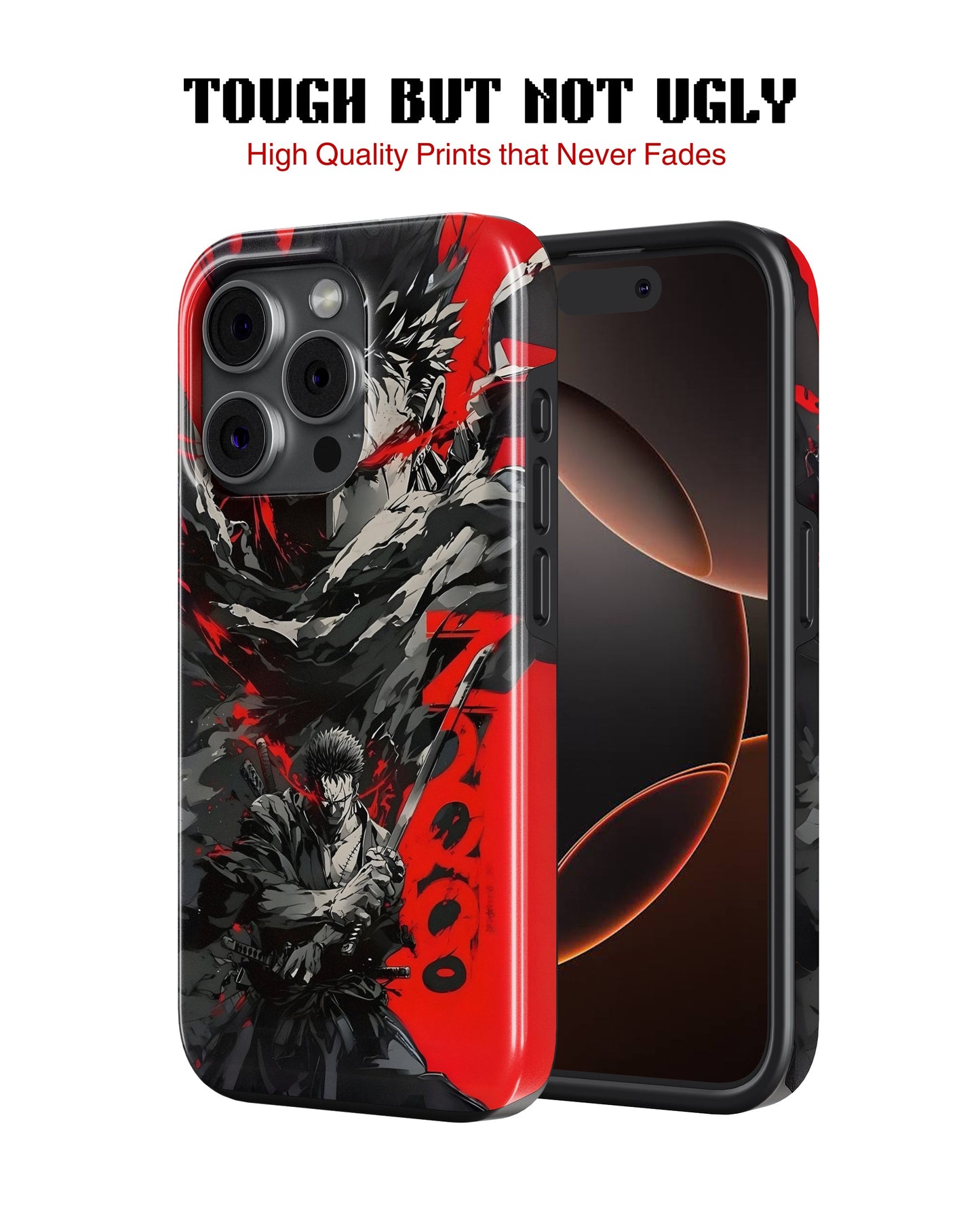 iPhone 13 Pro Max Tank Case | Anime (Shadow Warrior)