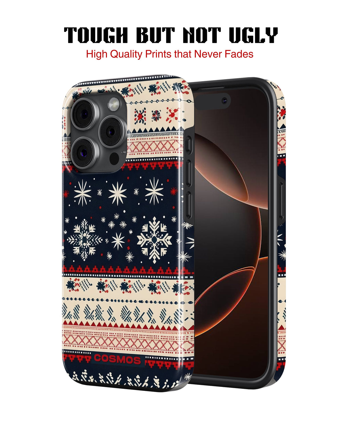 iPhone 14 Pro Tank Case | Textures (Snowfall Classic)
