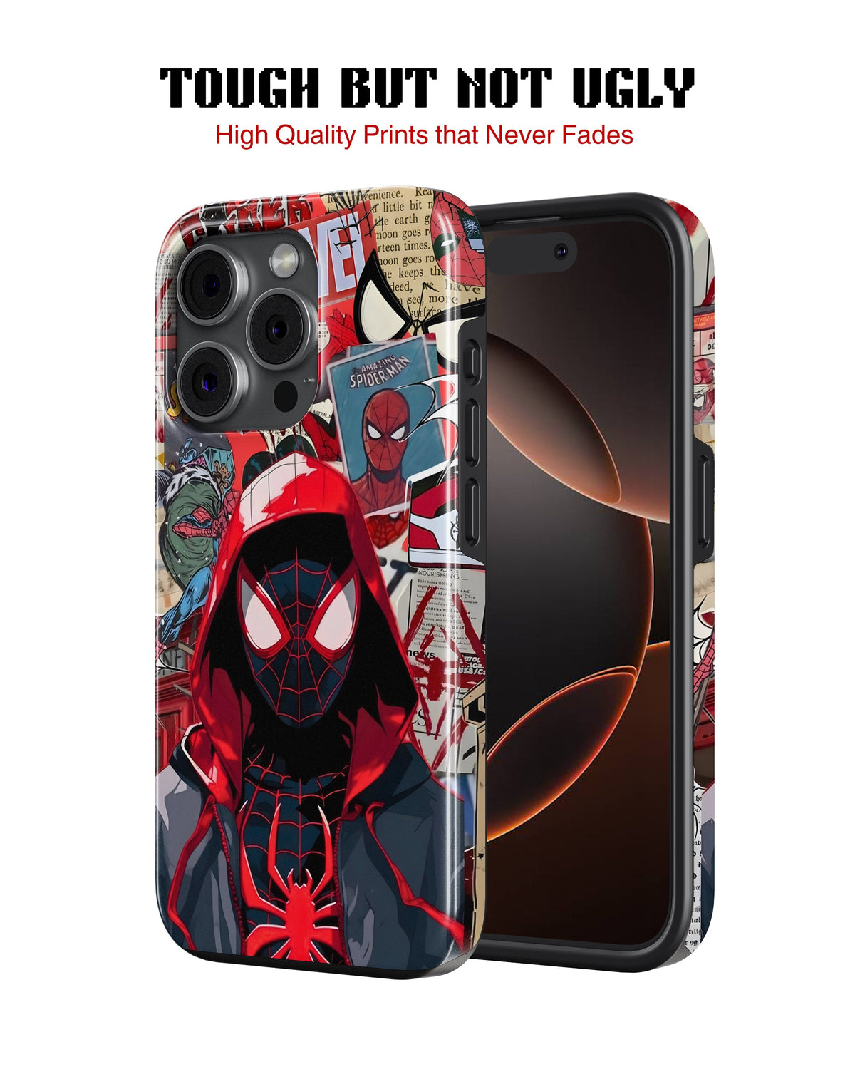 iPhone 12 Pro Max Tank Case | Superhero (Spider Noir)