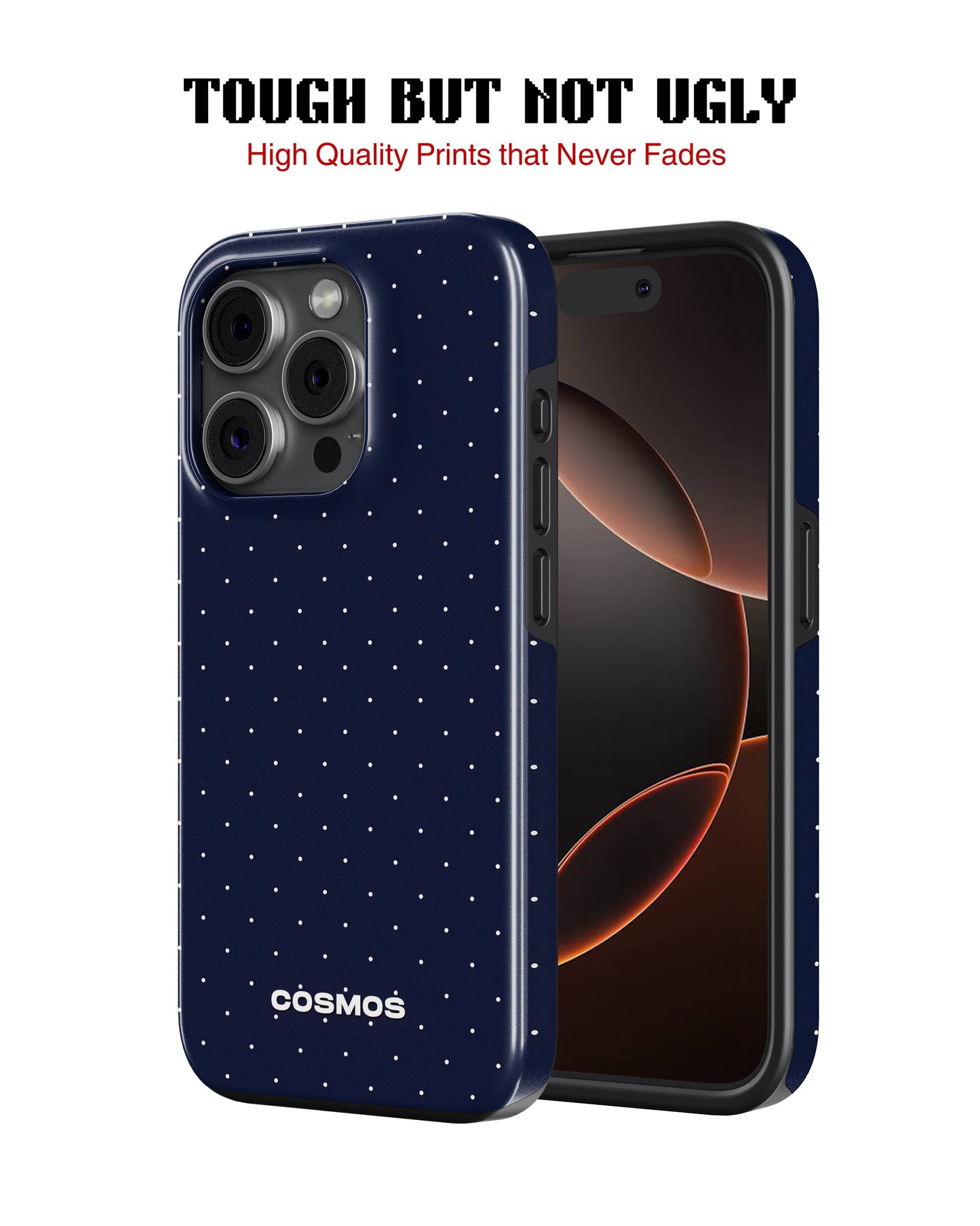 iPhone 16 Pro Tank Case | Textures (Starlight Navy)