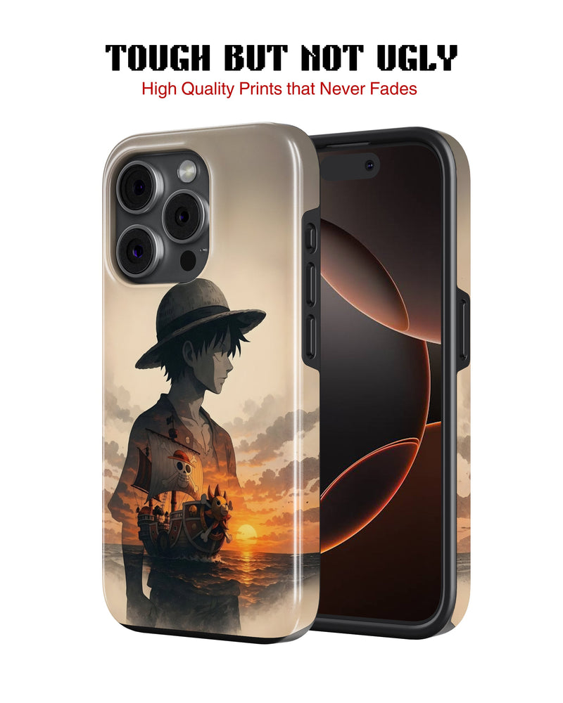 iPhone 16 Pro Max Tank Case | Anime (Sunset Voyager)