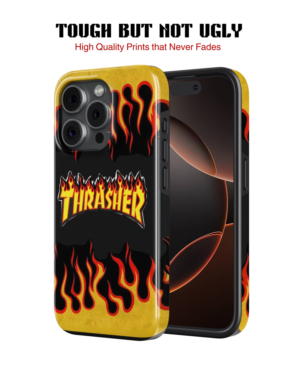 iPhone 13 Pro Tank Case | Modernism (Thrasher Flame)