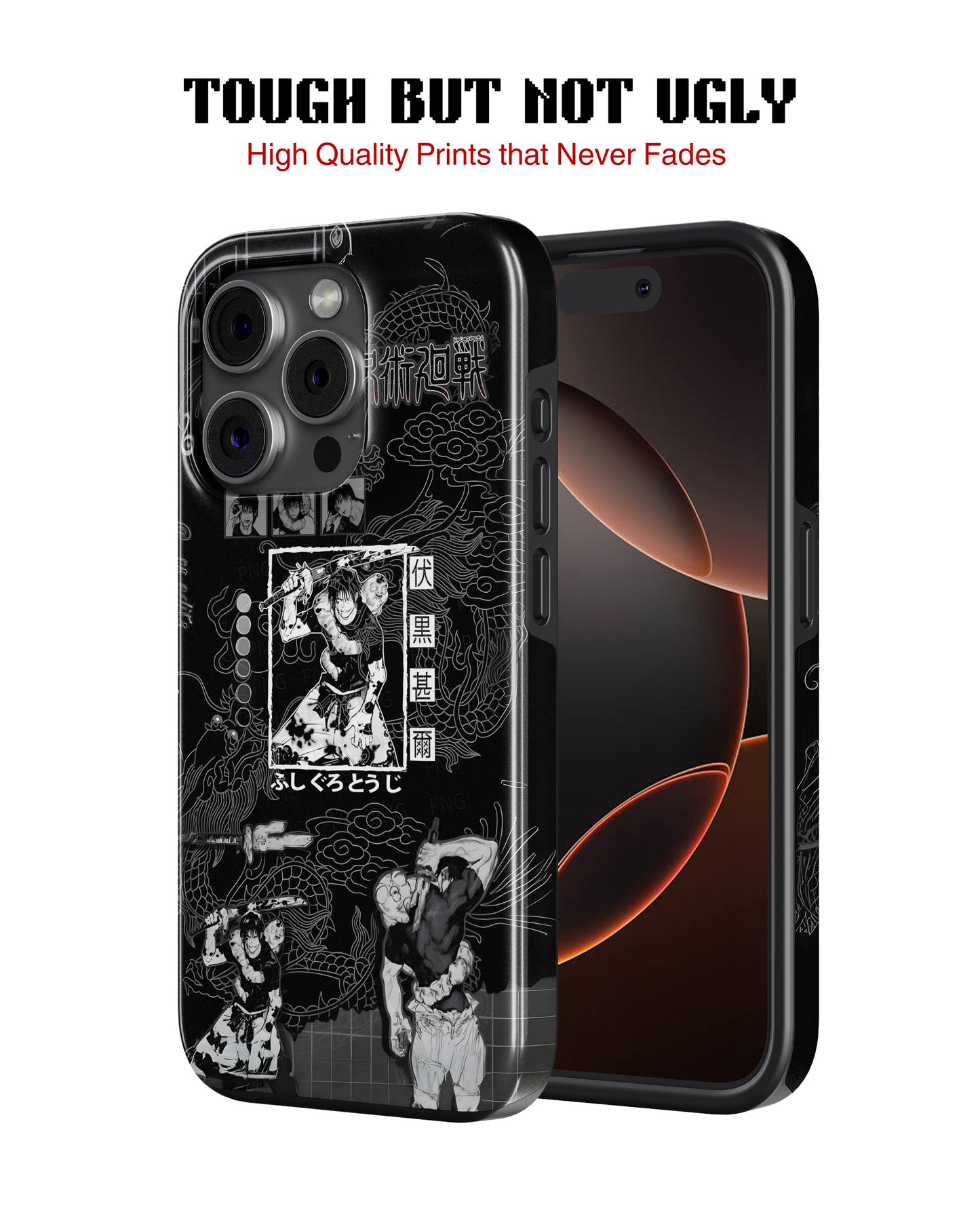 iPhone 12 Pro Max Tank Case | Anime (Toji Fushiguro)