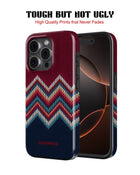 iPhone 14 Pro Tank Case | Textures (Winter Chevron)