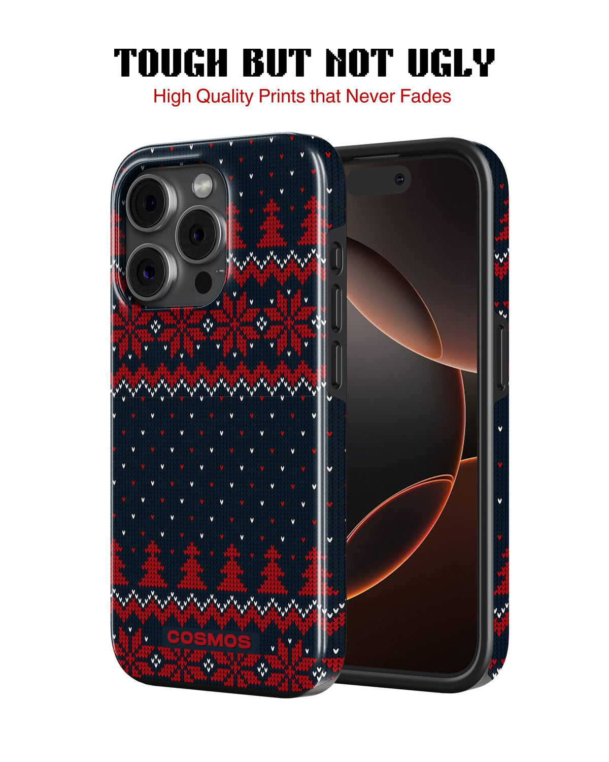 iPhone 16 Pro Tank Case | Textures (Winter Pines)