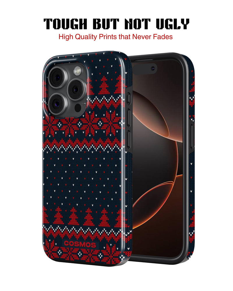 iPhone 15 Pro Max Tank Case | Textures (Winter Pines)