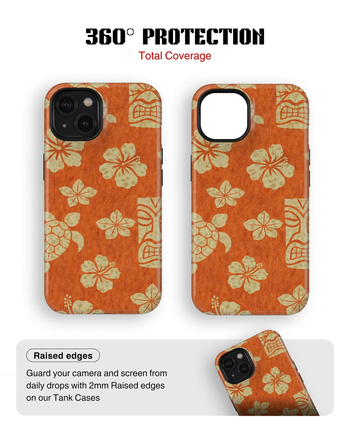 iPhone 14 Plus Tank Case | Girls Aesthetics (Aloha Sunset)