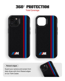 iPhone 15 Tank Case | Sports Car (BMW Carbon)