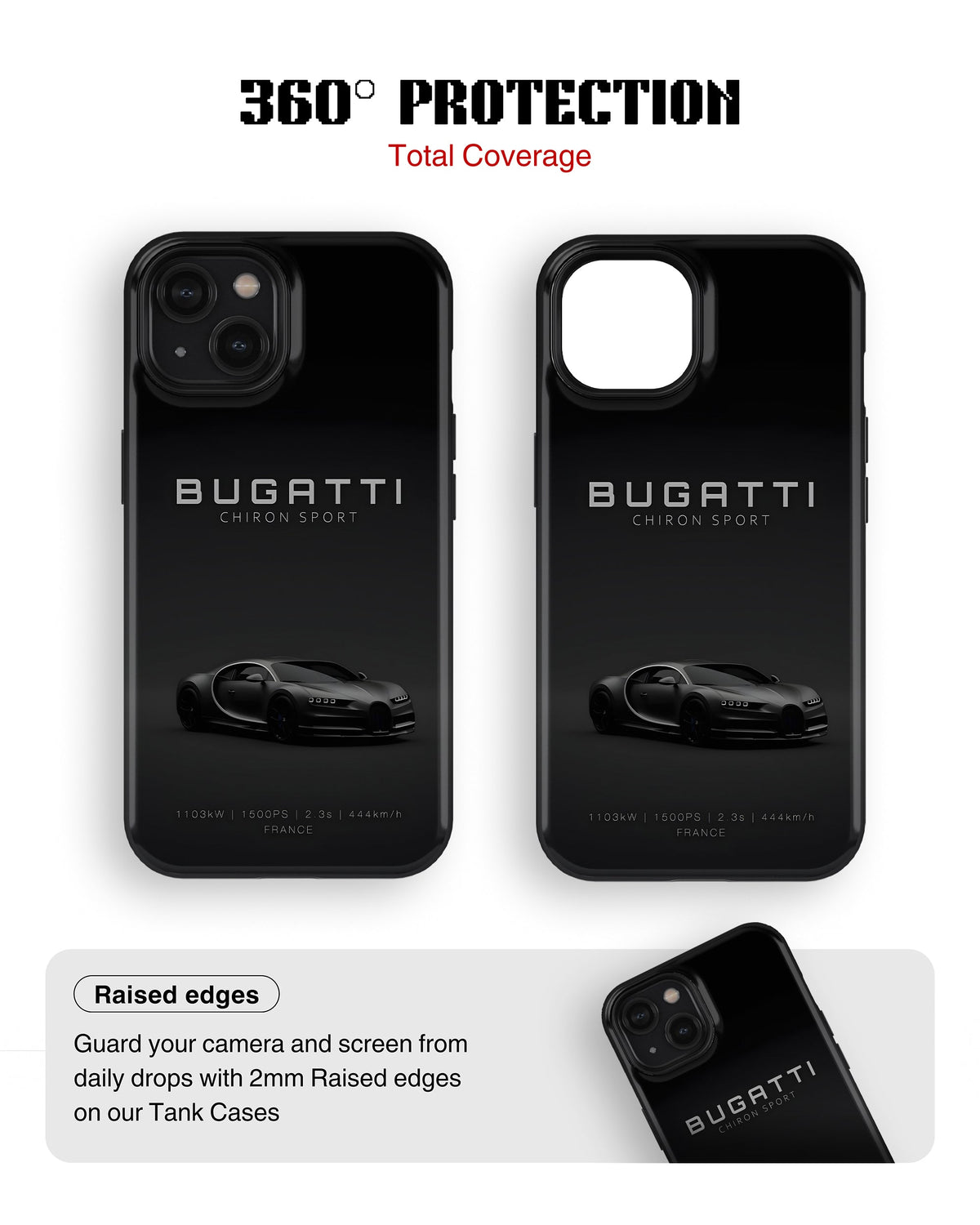iPhone 14 Plus Tank Case | Sports Car (Bugatti)