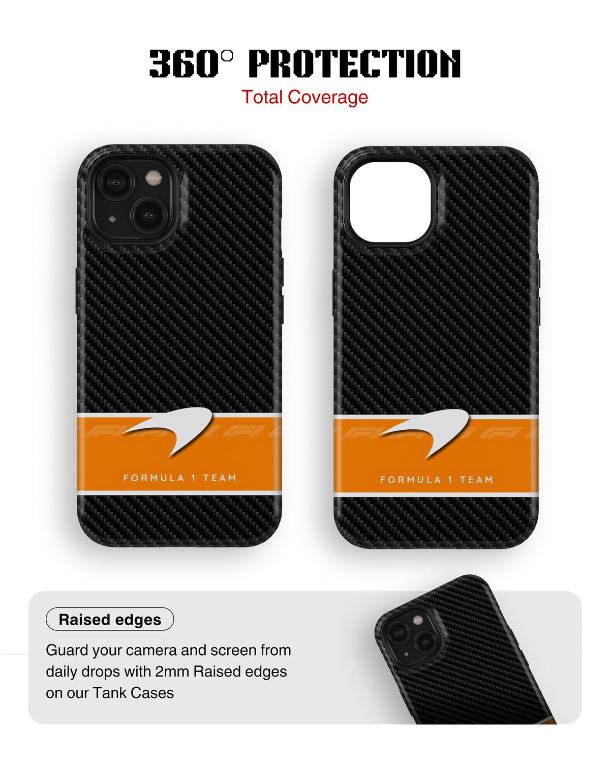 iPhone 13 Tank Case | Formula 1 (Carbon McLaren)