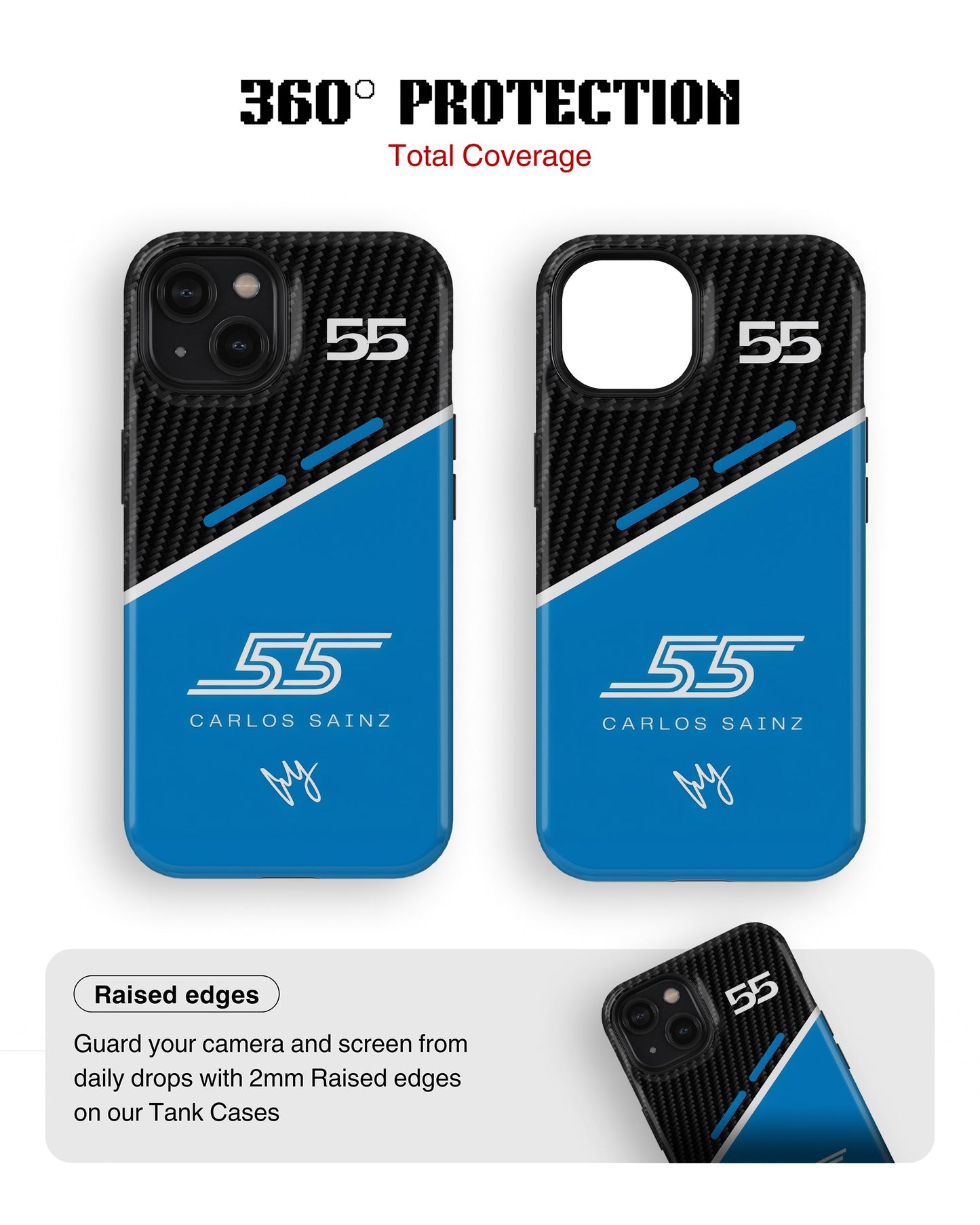 iPhone 14 Plus Tank Case | Formula 1 (Carlos Sainz)