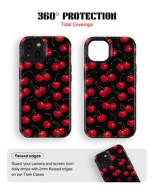 iPhone 15 Tank Case | Girls Aesthetics (Cherry Pop)