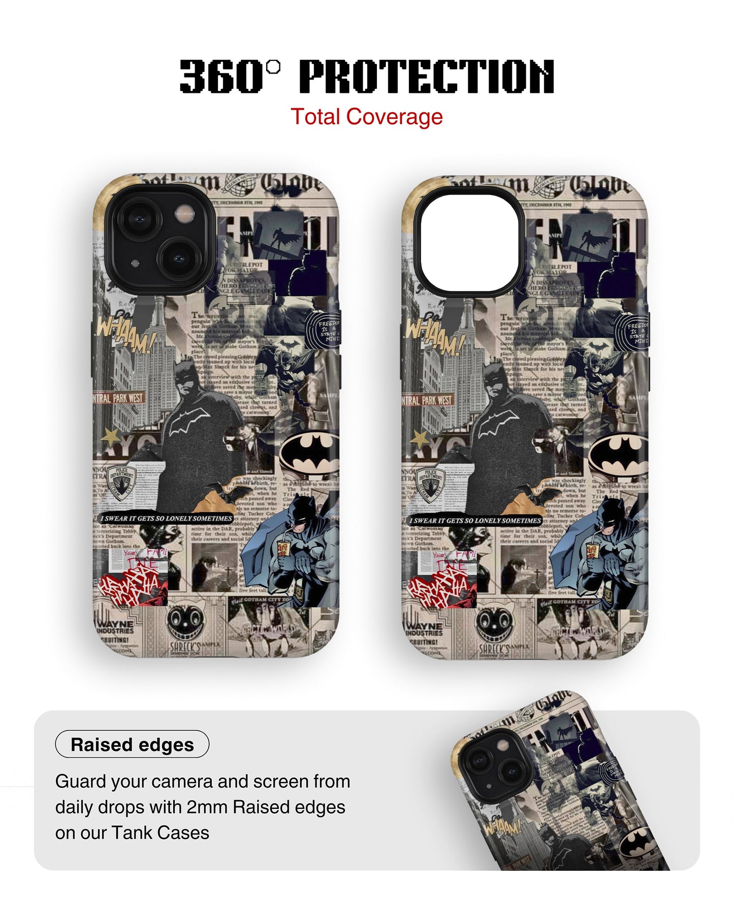 iPhone 14 Tank Case | Superhero (Dark Chronicle)
