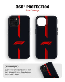 iPhone 15 Plus Tank Case | Formula 1 (F1 Grid)