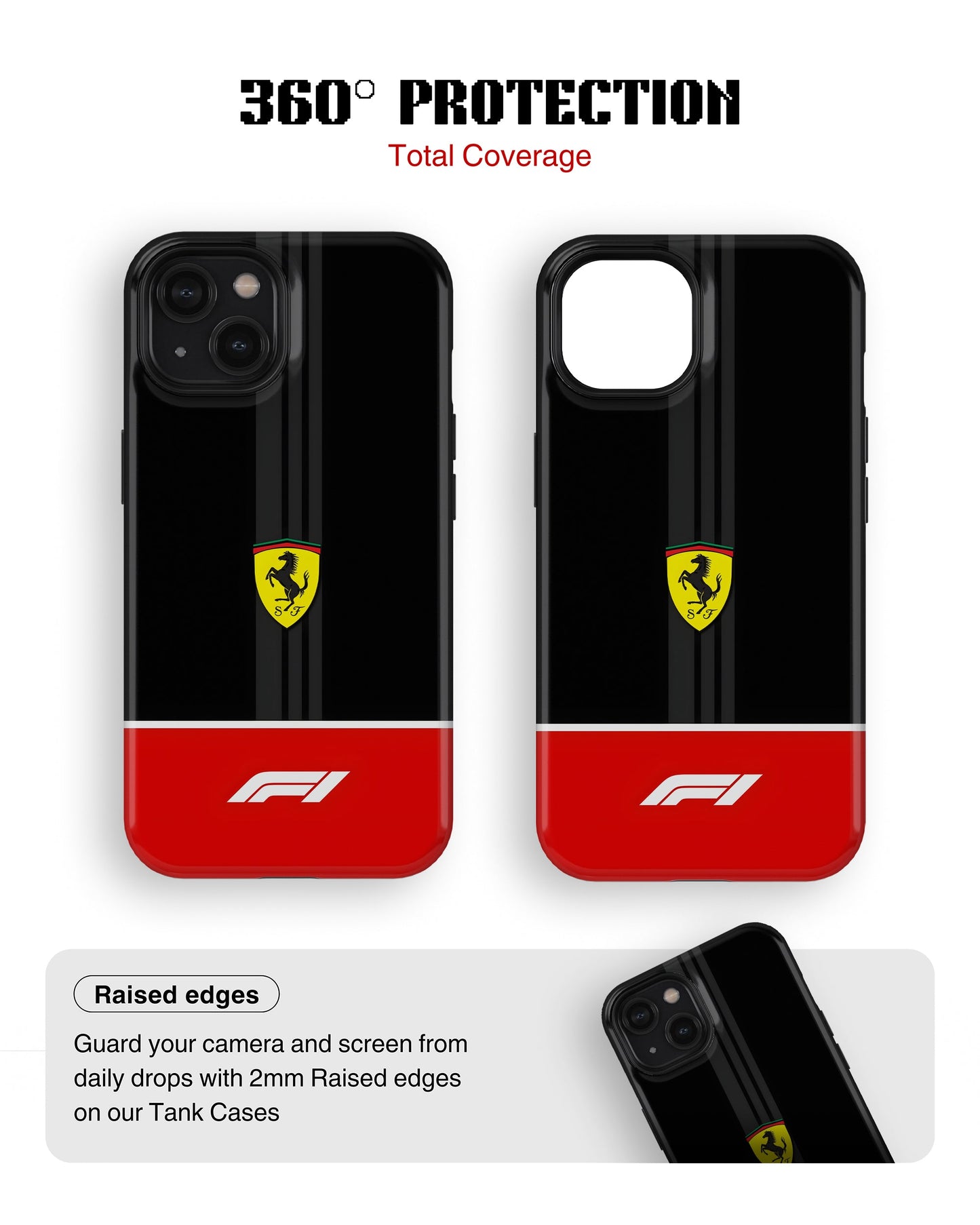 iPhone 15 Plus Tank Case | Formula 1 (Ferrari Originals)