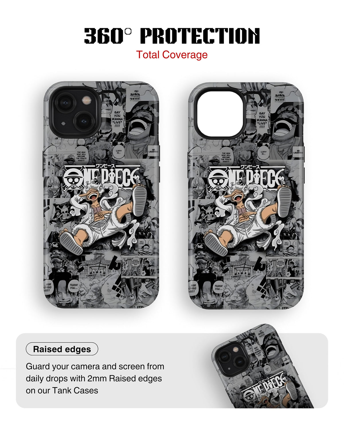 iPhone 13 Tank Case | Anime (Gear 5 Luffy)