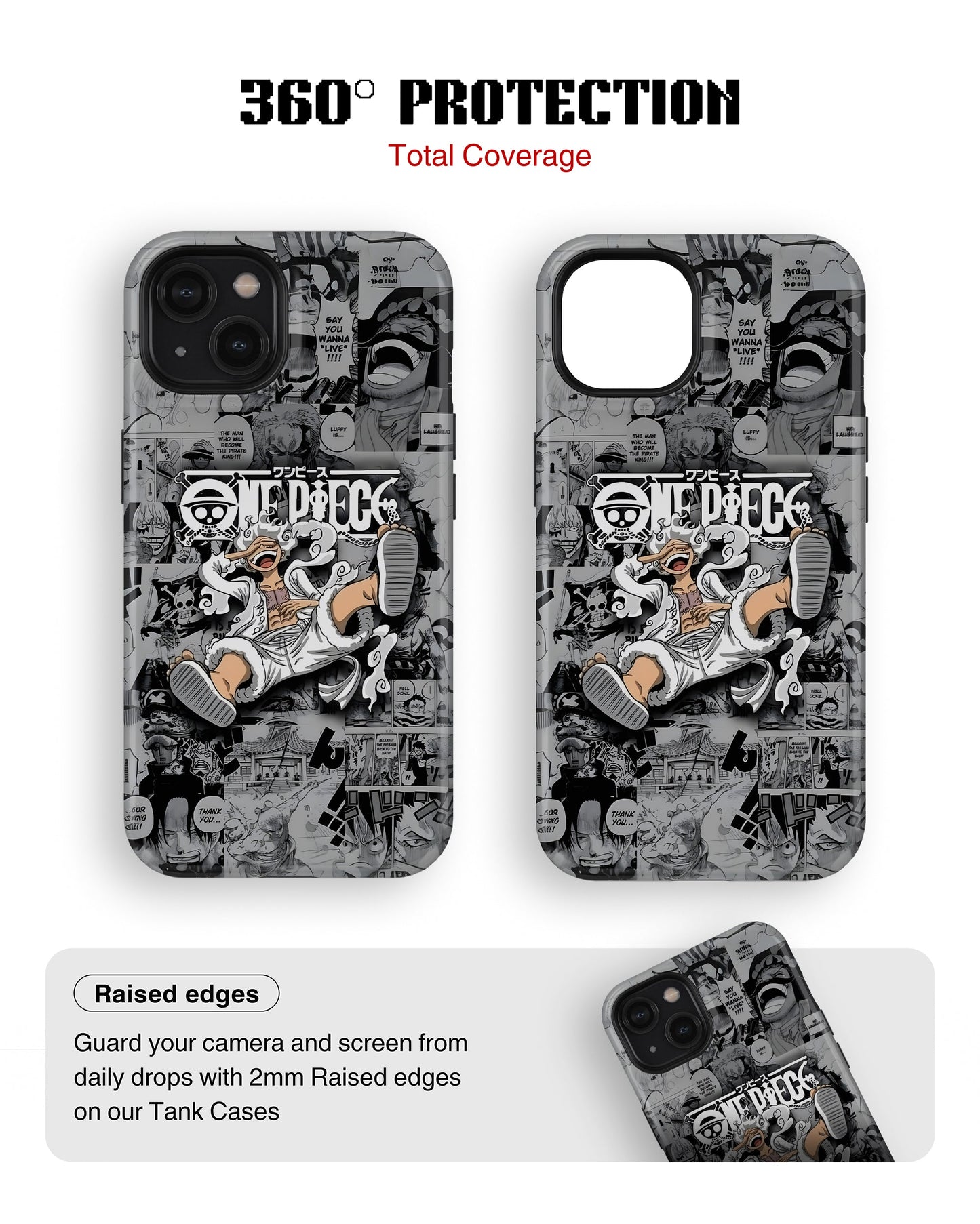 iPhone 13 Tank Case | Anime (Gear 5 Luffy)