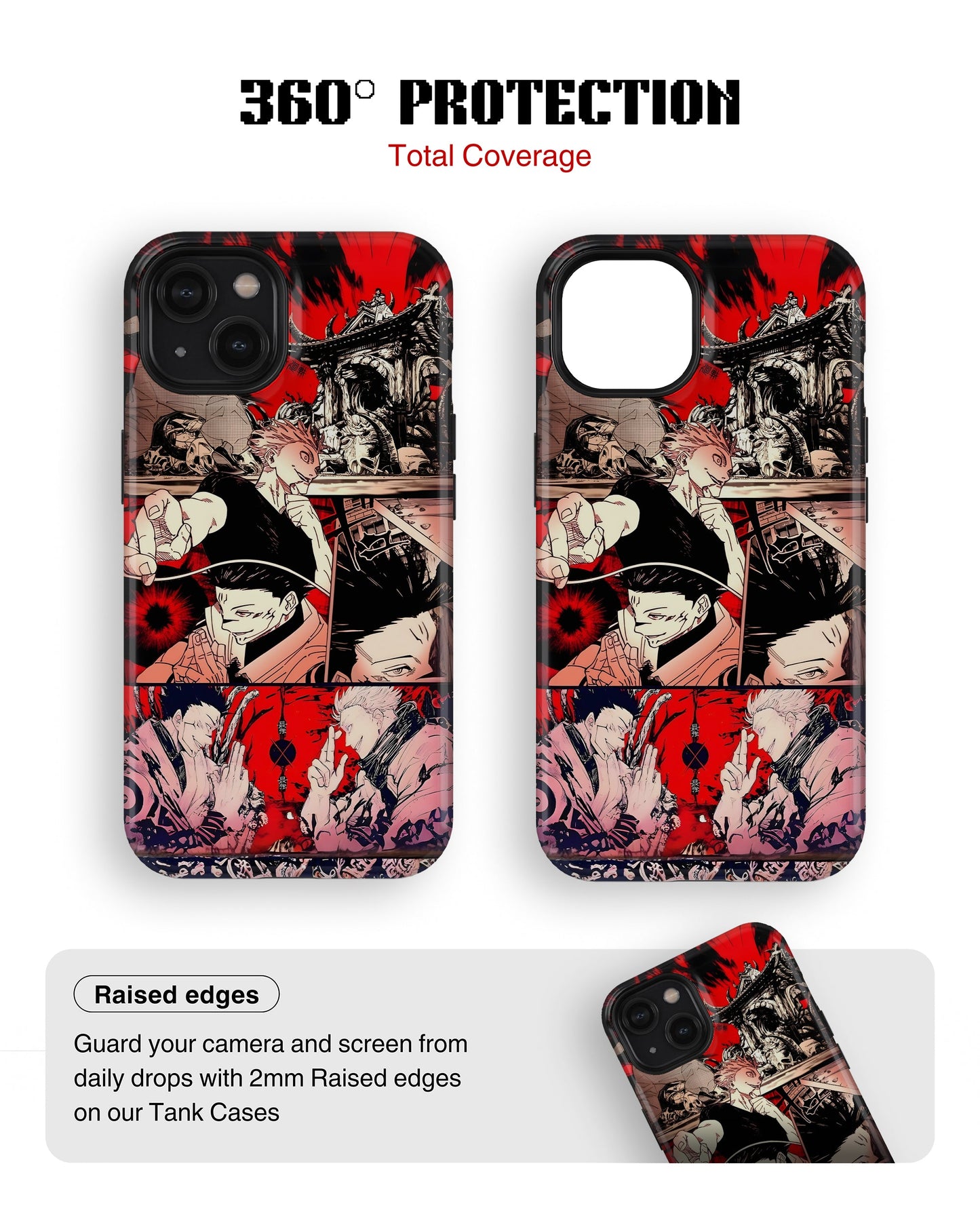 iPhone 13 Mini Tank Case | Anime (Gojo vs Sukuna)