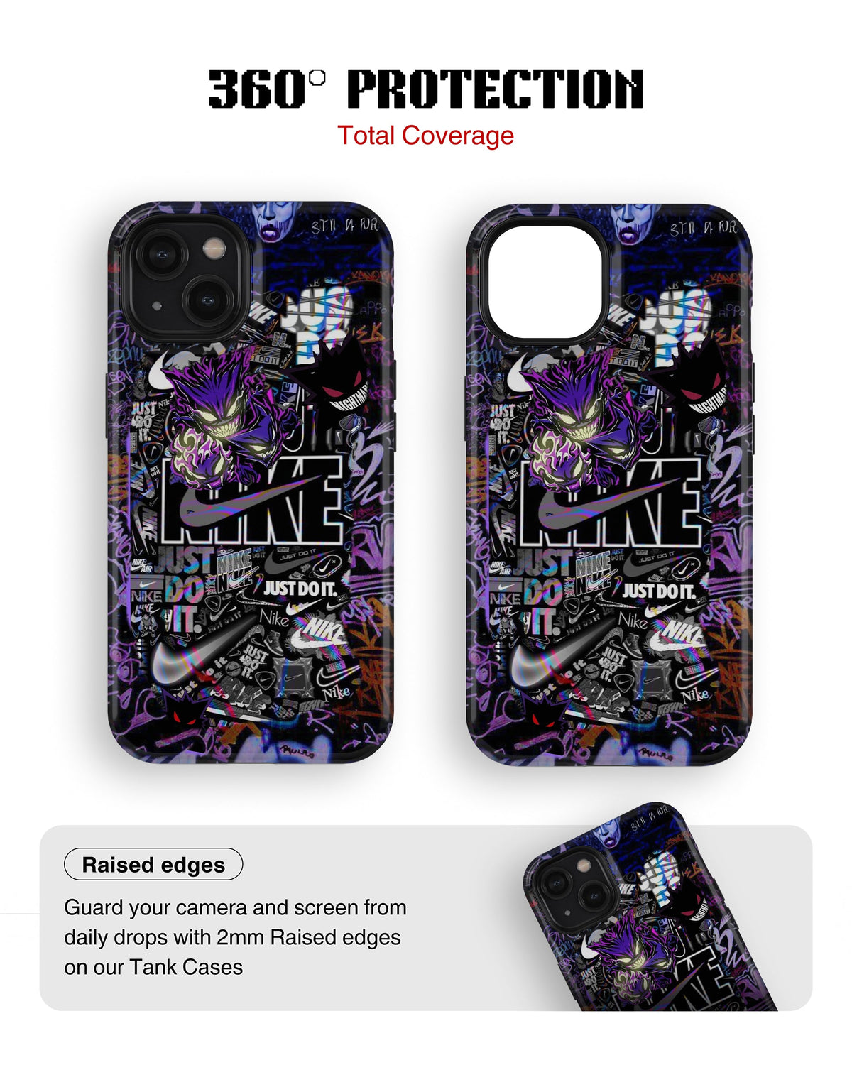 iPhone 14 Plus Tank Case | Modernism (Graffiti Hustle)