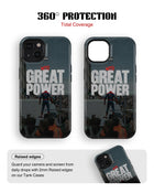 iPhone 14 Plus Tank Case | Superhero (Great Power)