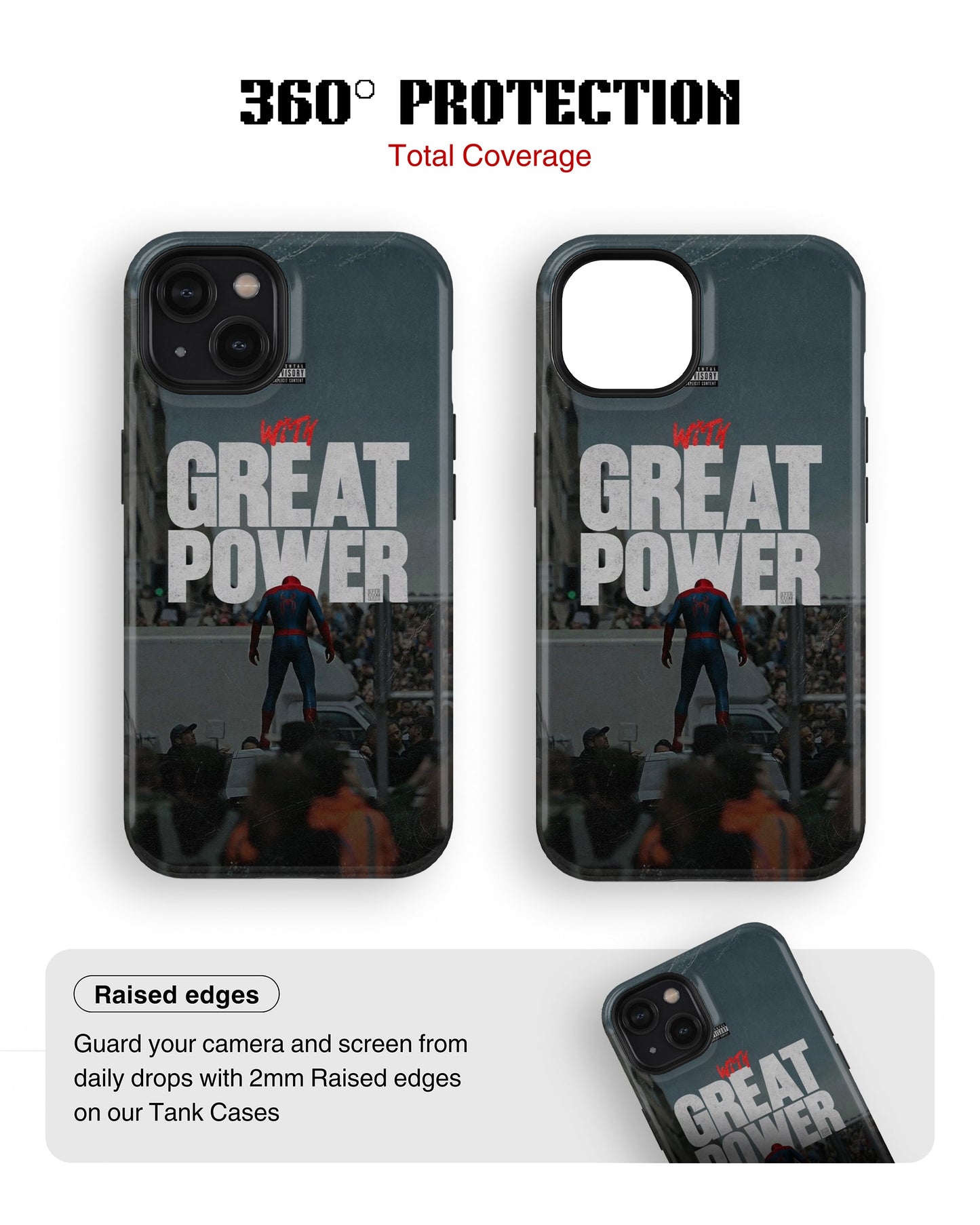 iPhone 14 Tank Case | Superhero (Great Power)