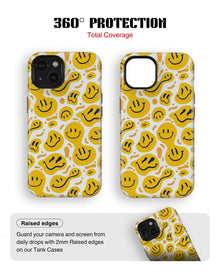 iPhone 14 Tank Case | Modernism (Happy Chaos)