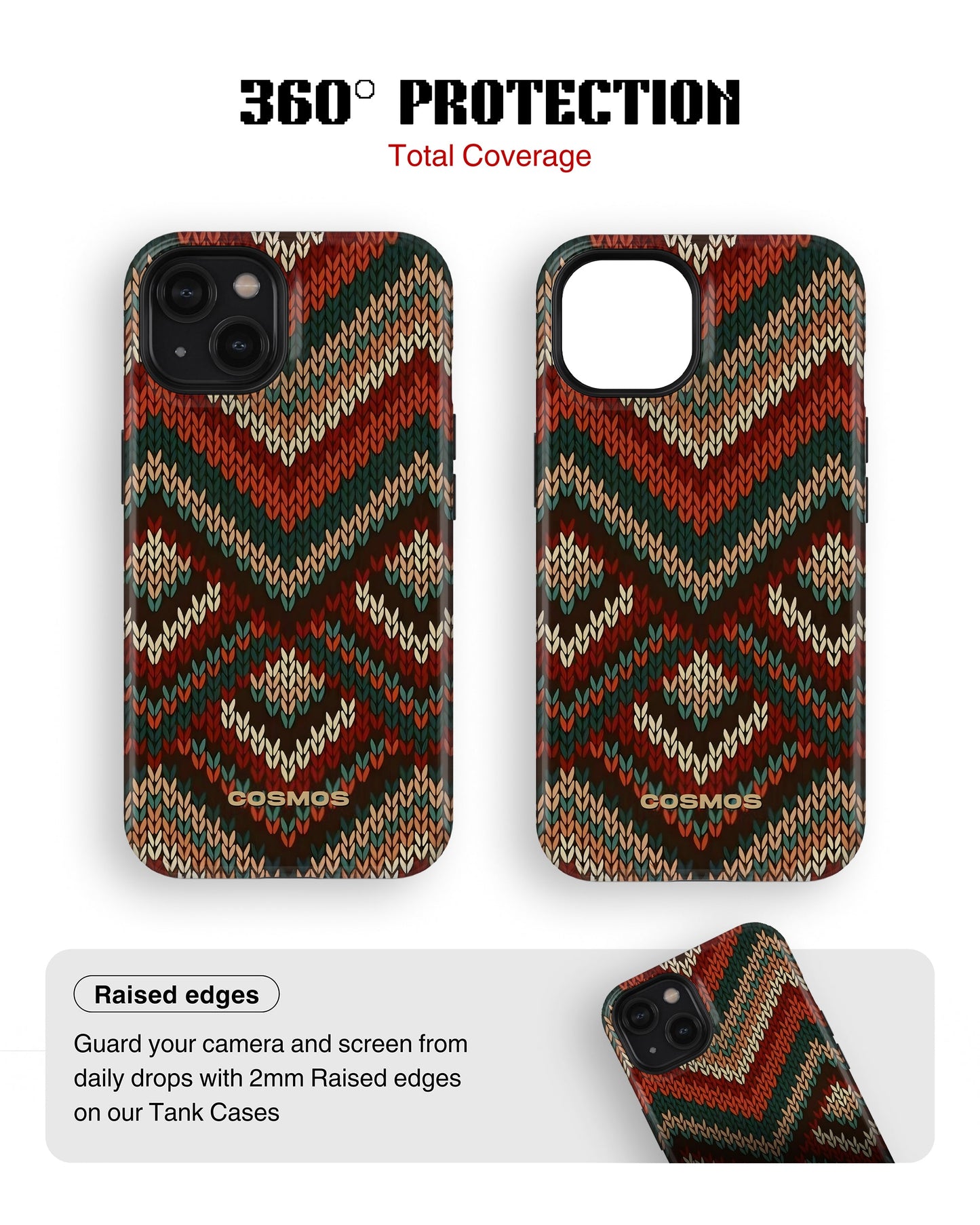 iPhone 14 Tank Case | Textures (Heritage Knit)