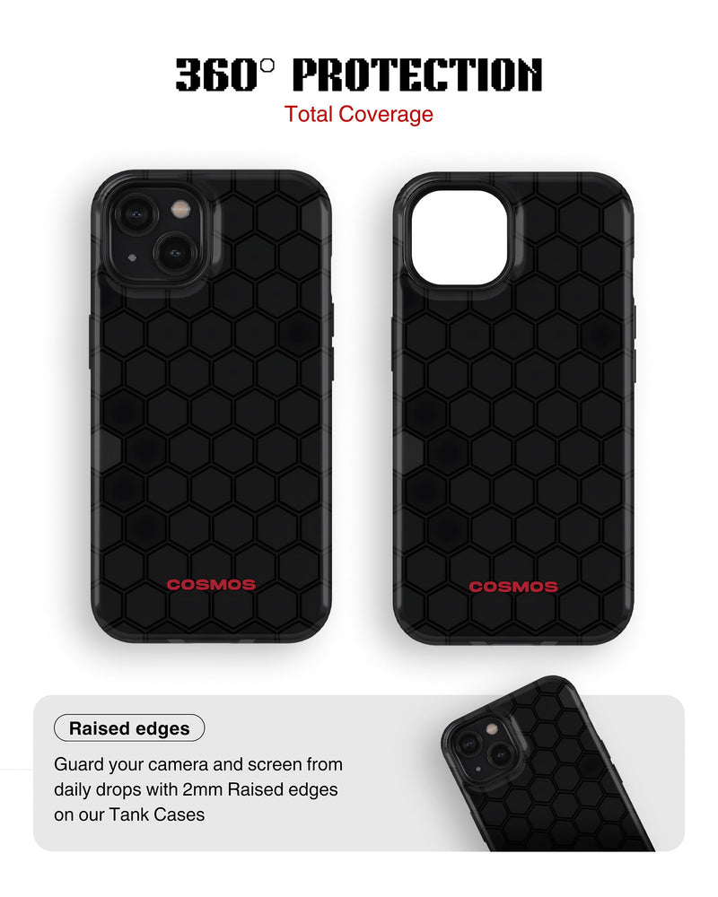 iPhone 14 Tank Case | Textures (Hex Core)