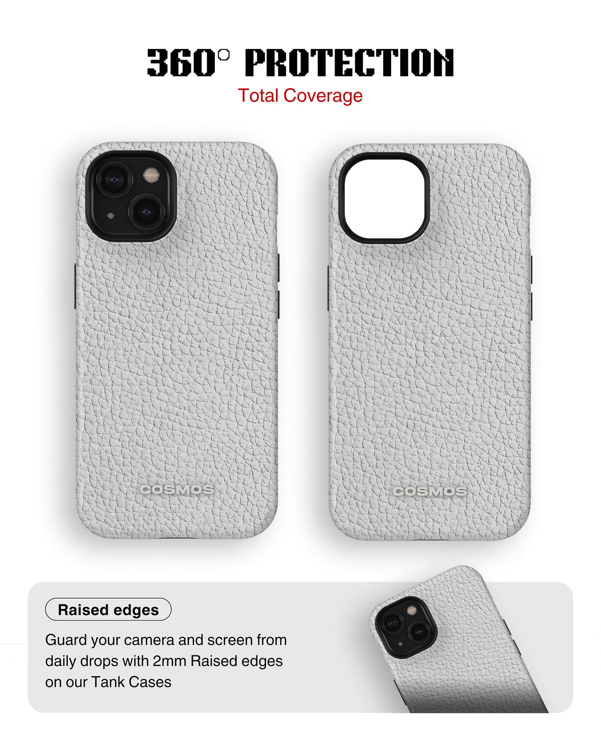 iPhone 13 Tank Case | Textures (Ivory Grain)