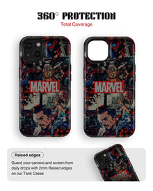 iPhone 13 Tank Case | Superhero (Marvel Mosaic)